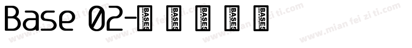 Base 02字体转换